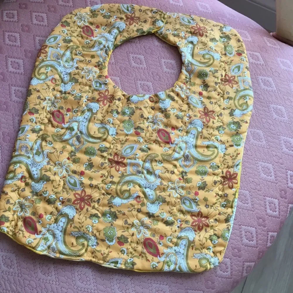 3/$25 or $12 ea. NWT Reversible Baby Bib in Yellows